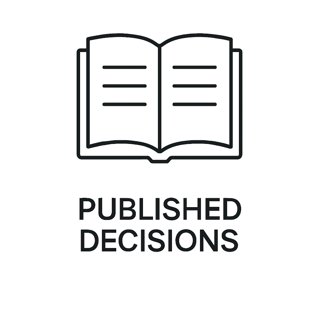 Published Decisions